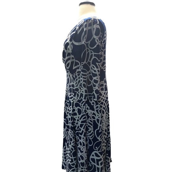 HAANI Stretchy Long Sheath Dress with Flared Bottom, Size 3X Women's - Picture 4 of 5